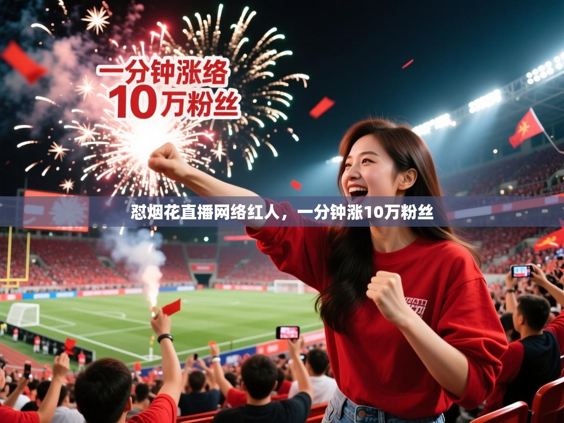 怼烟花直播网络红人，一分钟涨10万粉丝
