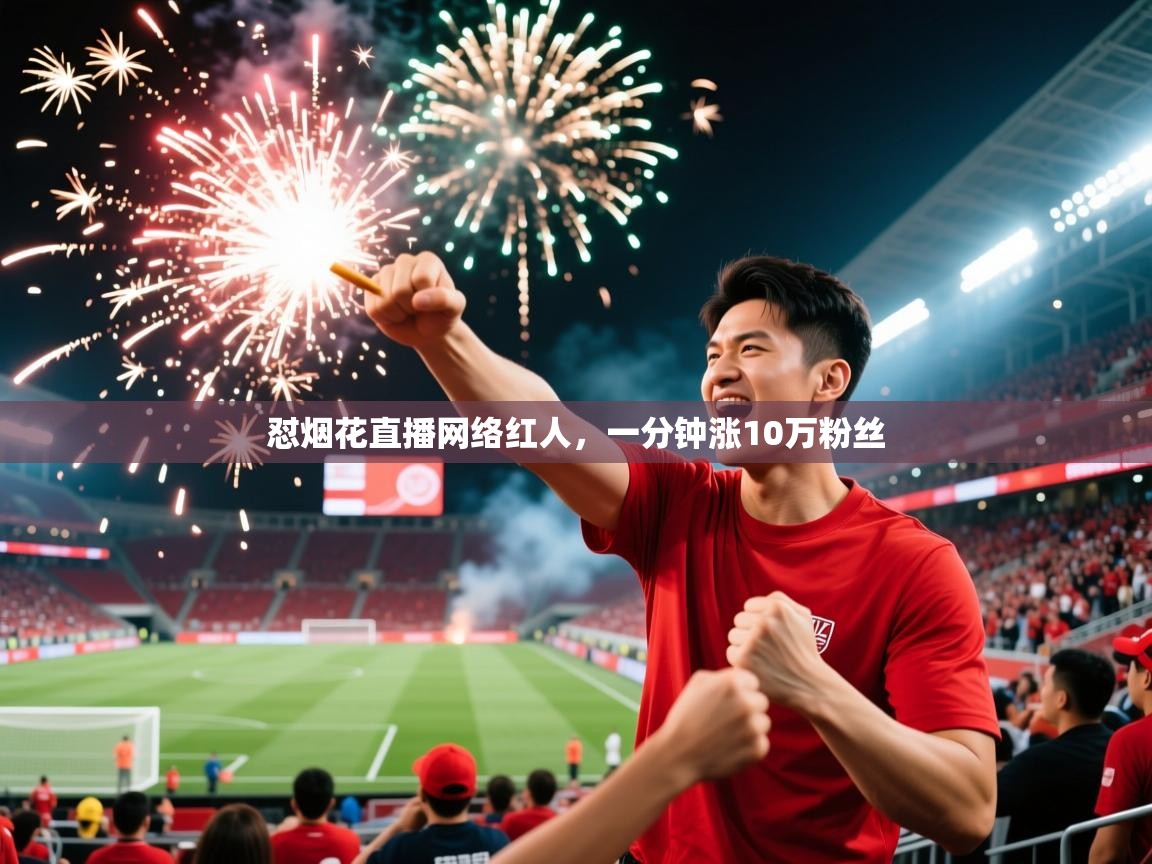 怼烟花直播网络红人，一分钟涨10万粉丝
