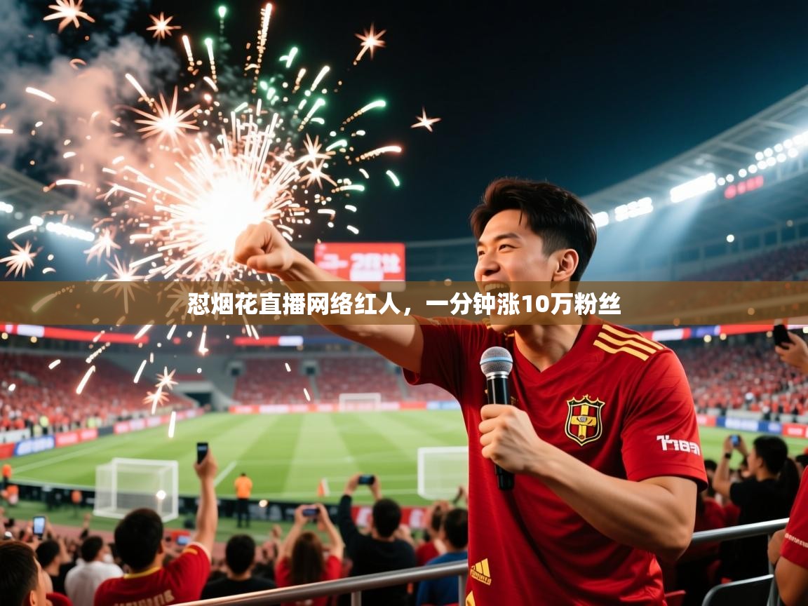 怼烟花直播网络红人，一分钟涨10万粉丝